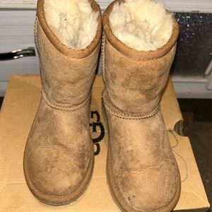 UGG Kids Brown Shearling Boots